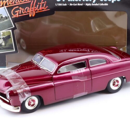 1:18 ERTL 1951 Mercury Coupe American Graffiti metallic deep red