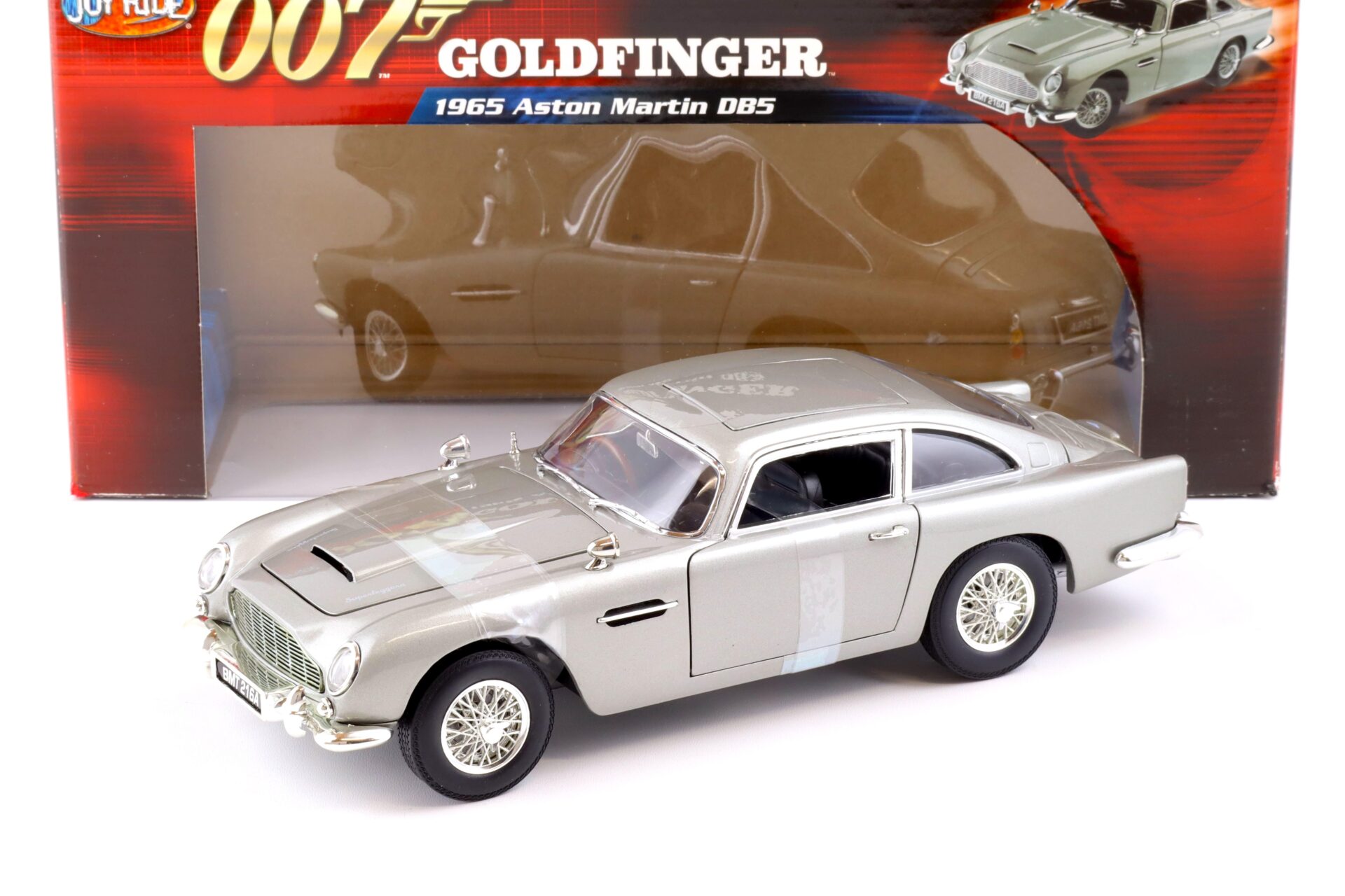 1:18 Joyride ERTL 1965 Aston Martin DB5 grey James Bond 007 Goldfinger