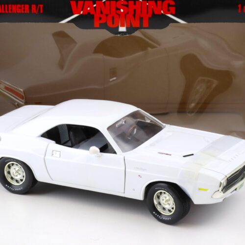 1:18 ERTL 1970 Dodge Challenger R/T Coupe Vanishing Point white