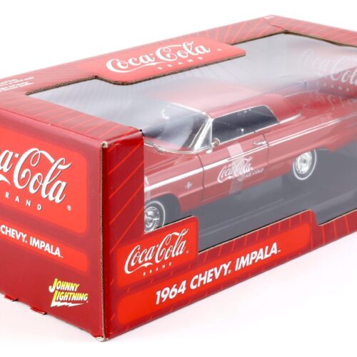 1:18 Johnny Lightning 1964 Chevrolet Impala COCA COLA red