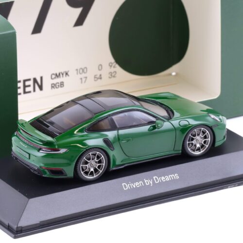 1:43 Spark Porsche 911 (992) Turbo S Coupe Irish green WAP DEALER