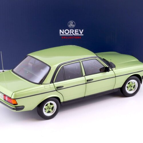 1:18 Norev Mercedes 200 W123 Limousine AMG Bodykit 1984 green metallic