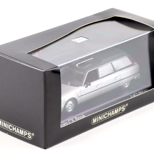 1:43 Minichamps Citroen CX Break 1980 Hearse Bestattungswagen silver/ black