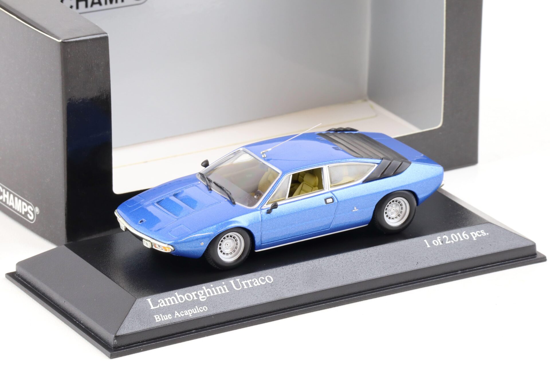1:43 Minichamps Lamborghini Urraco 1974 blue Acapulco