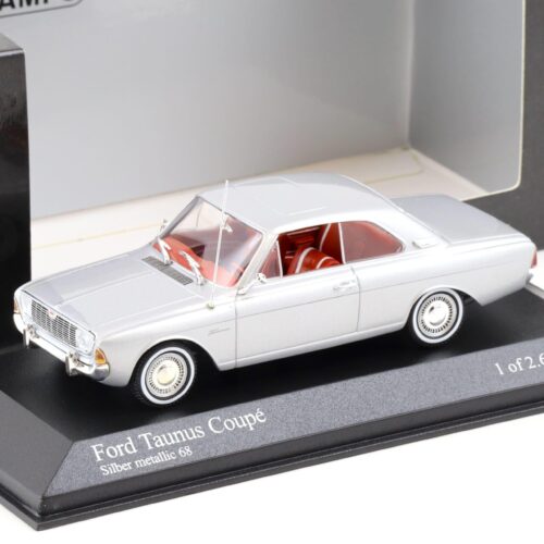 1:43 Minichamps Ford Taunus Coupe P5 silver metallic 68