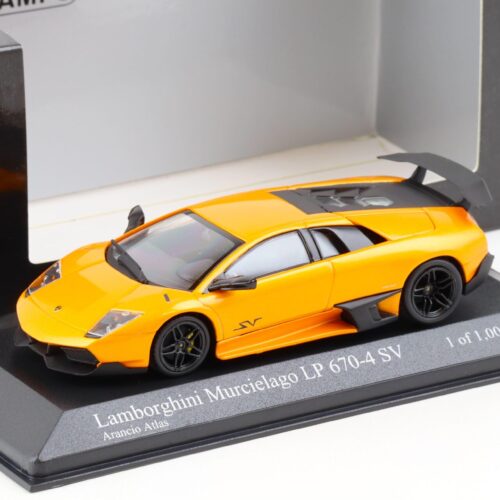 1:43 Minichamps Lamborghini Murcielago LP 670-4 SV 2009 Arancio Atlas
