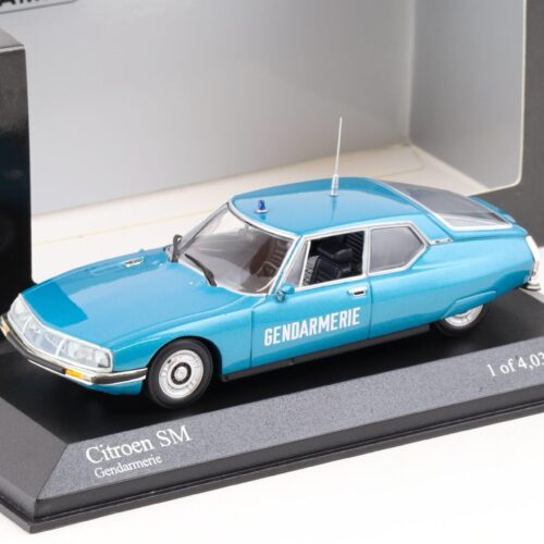 1:43 Minichamps Citroen SM 1970 Gendarmerie blue metallic