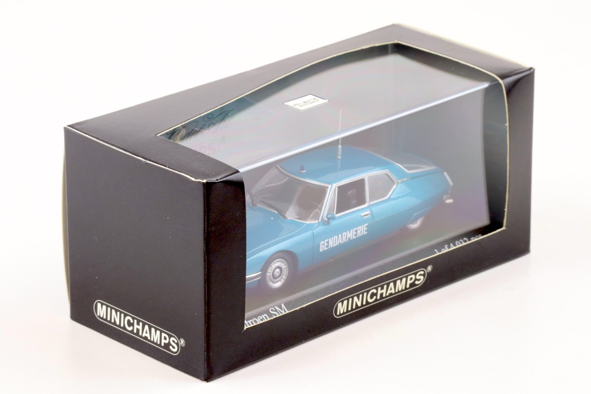 1:43 Minichamps Citroen SM 1970 Gendarmerie blue metallic