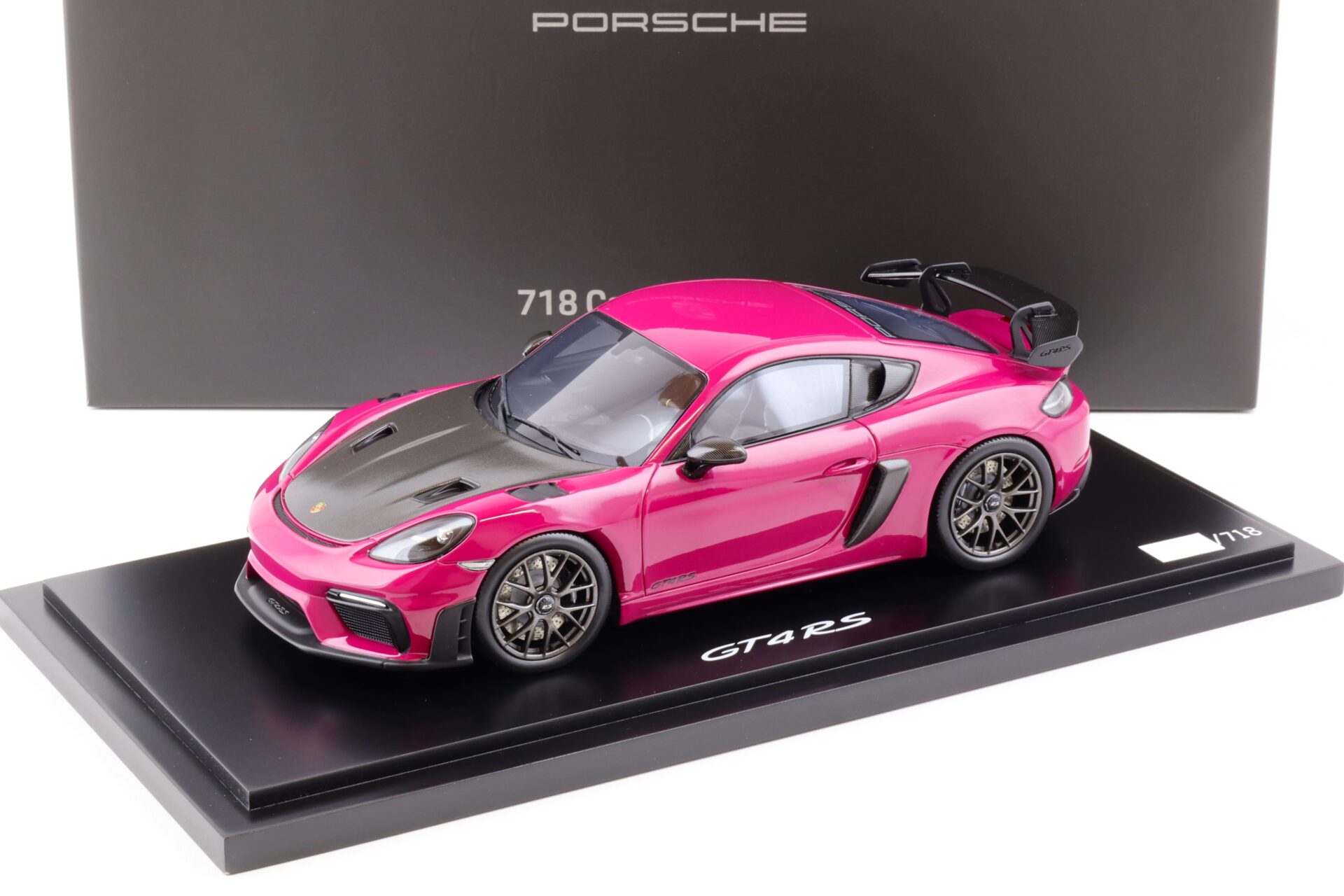 ID 83163 orig.jpg 1:18 Spark Porsche 718 Cayman GT4 RS (982) Ruby Star red Limited WAP DEALER