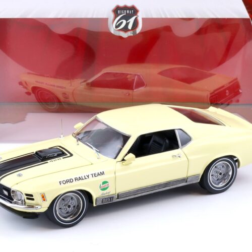1:18 Highway61 1970 Ford Mustang Mach 1 Competition Team SCCA Ford Rally Team