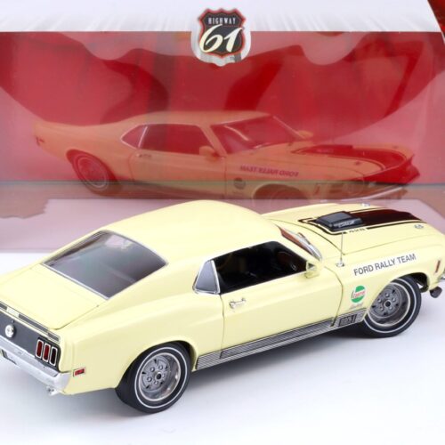 1:18 Highway61 1970 Ford Mustang Mach 1 Competition Team SCCA Ford Rally Team