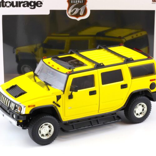 1:18 Highway61 Hummer H2 SUV 2003 ENTOURAGE yellow