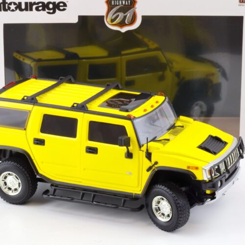 1:18 Highway61 Hummer H2 SUV 2003 ENTOURAGE yellow