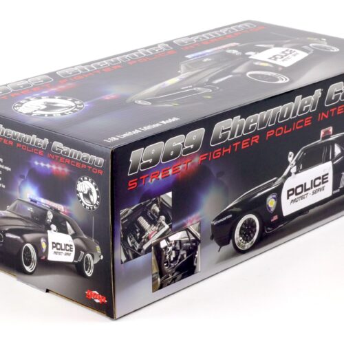 1:18 GMP 1969 Chevrolet Camaro Street Fighter Police Intercopter black/ white
