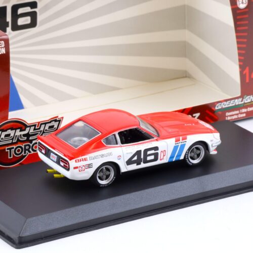 1:43 Greenlight 1971 BRE Datsun 240Z Brock Racing Enterprises Tokyo Torque #46