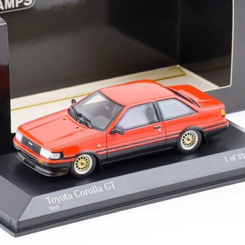 1:43 Minichamps Toyota Corolla GT 1984 red