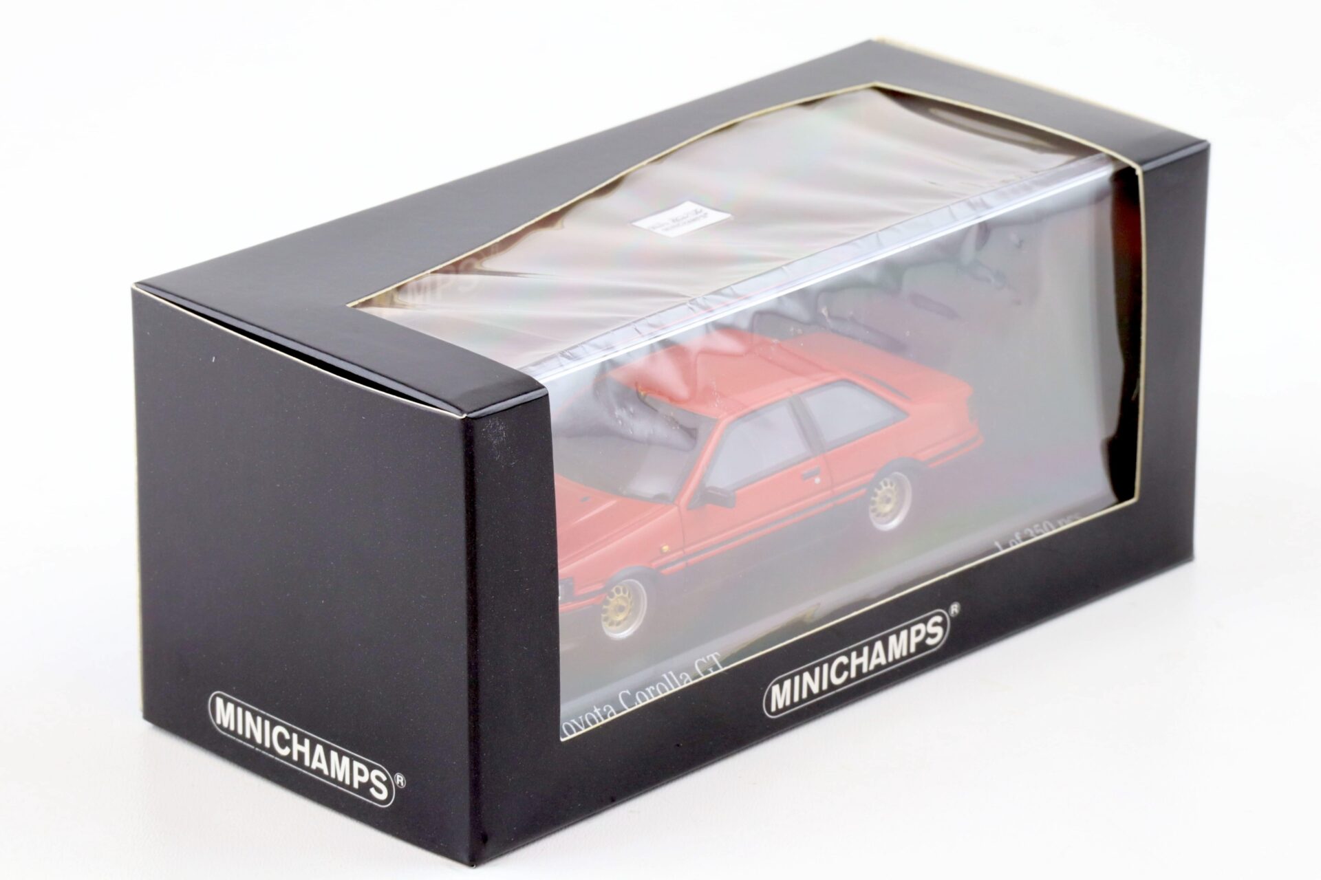 1:43 Minichamps Toyota Corolla GT 1984 red