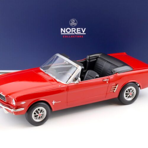 1:18 Norev Ford Mustang Convertible 1966 red