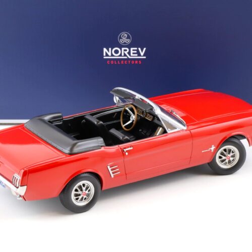 1:18 Norev Ford Mustang Convertible 1966 red