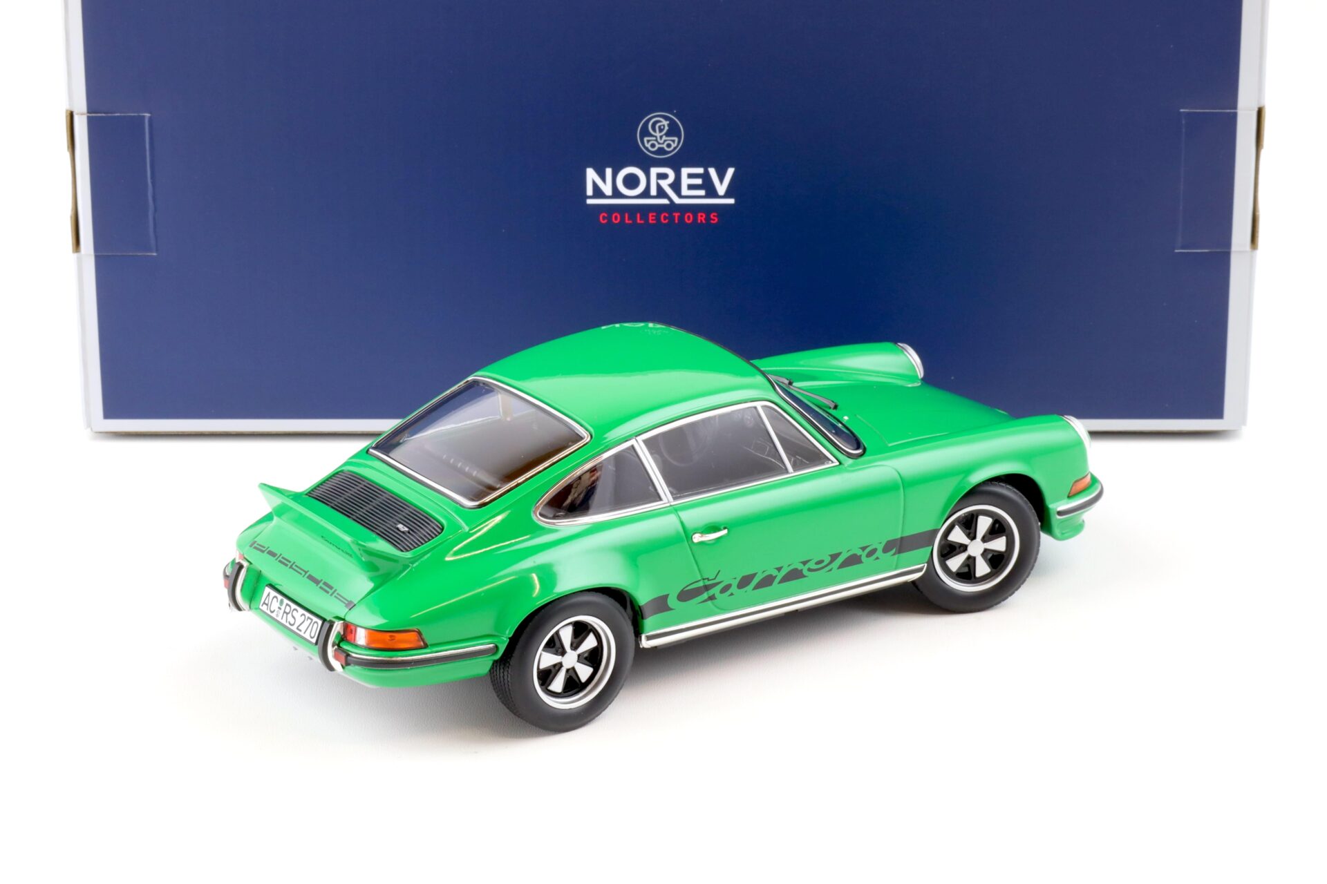 1:18 Norev Porsche 911 RS Touring 1973 green with black stripes