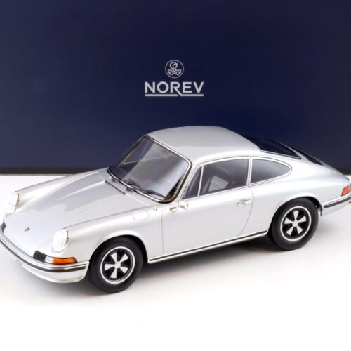 1:18 Norev Porsche 911 S Coupe 1973 silver metallic TOP GUN Maverick - Limited 500 pcs.