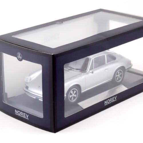 1:18 Norev Porsche 911 S Coupe 1973 silver metallic TOP GUN Maverick - Limited 500 pcs.