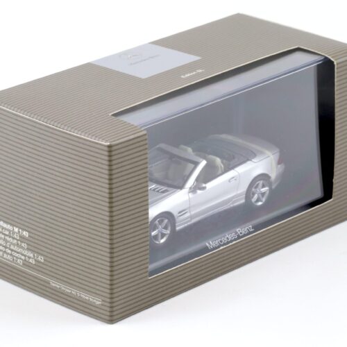 1:43 Norev Mercedes SL 500 SL-Klasse Convertible R230 silver DEALER VERSION