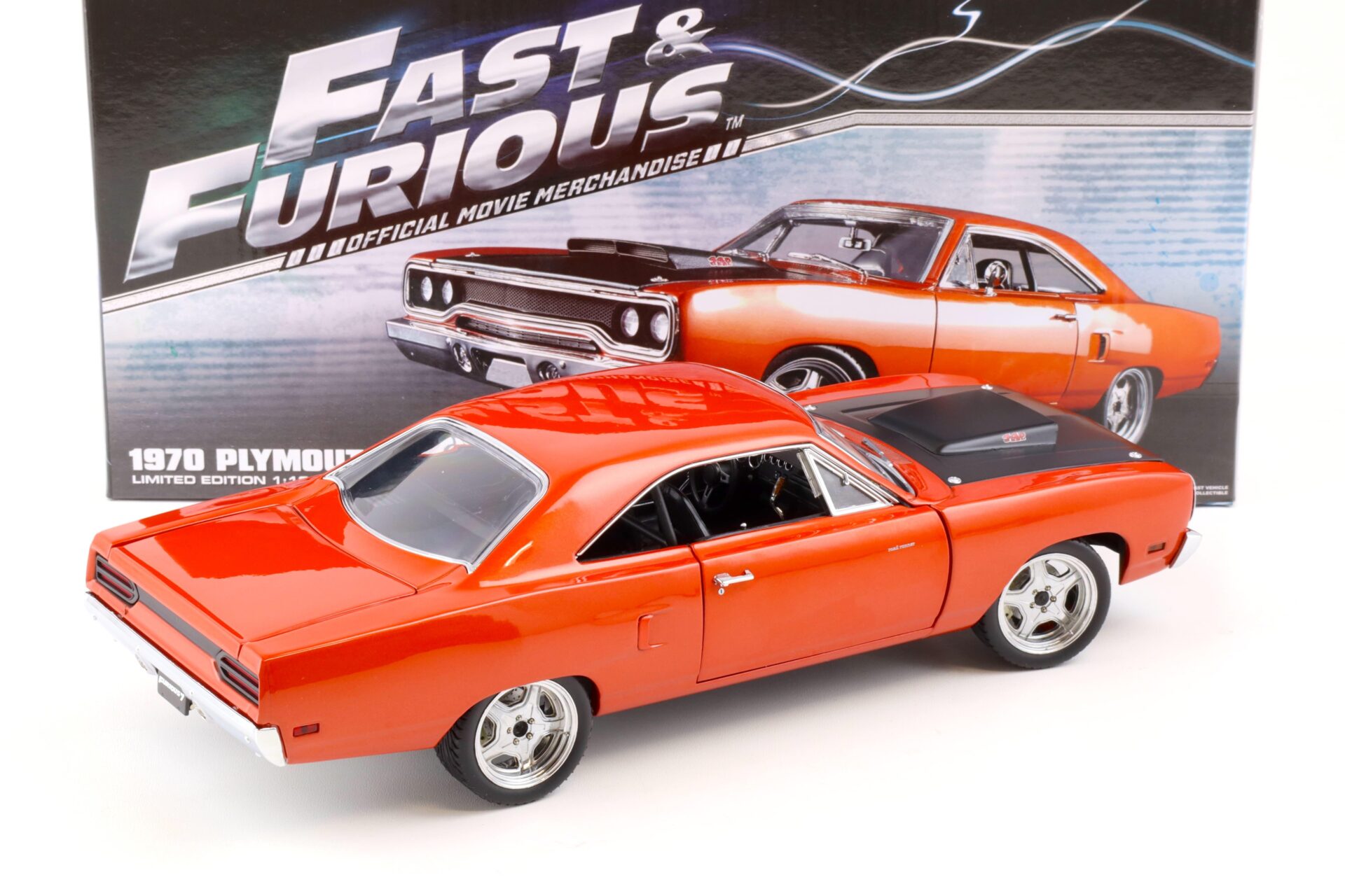 1:18 GMP 1970 Plymouth Road Runner "FAST & FURIOUS 7" orange