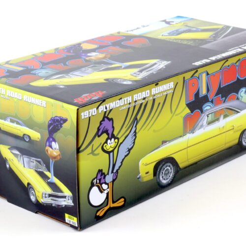 1:18 GMP 1970 Plymouth Road Runner The Loved Bird Air Grabber Figure yellow/ black