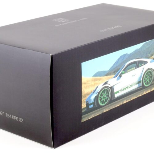 1:18 Spark Porsche 911 (992) GT3 RS white/ green Limited 911 pcs. WAP DEALER - Image 4