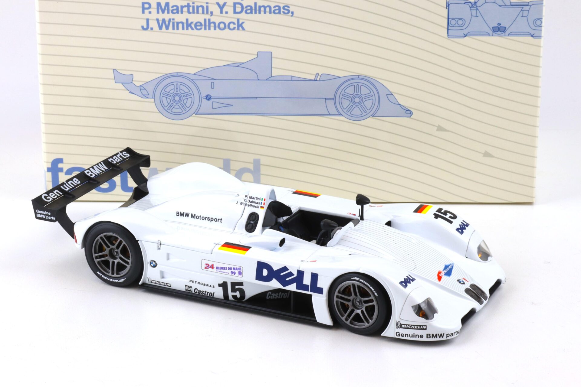 1:18 Kyosho BMW V12 LMR Winner Le Mans 1999 Martini/ Dalmas/ Winkelhock DEALER