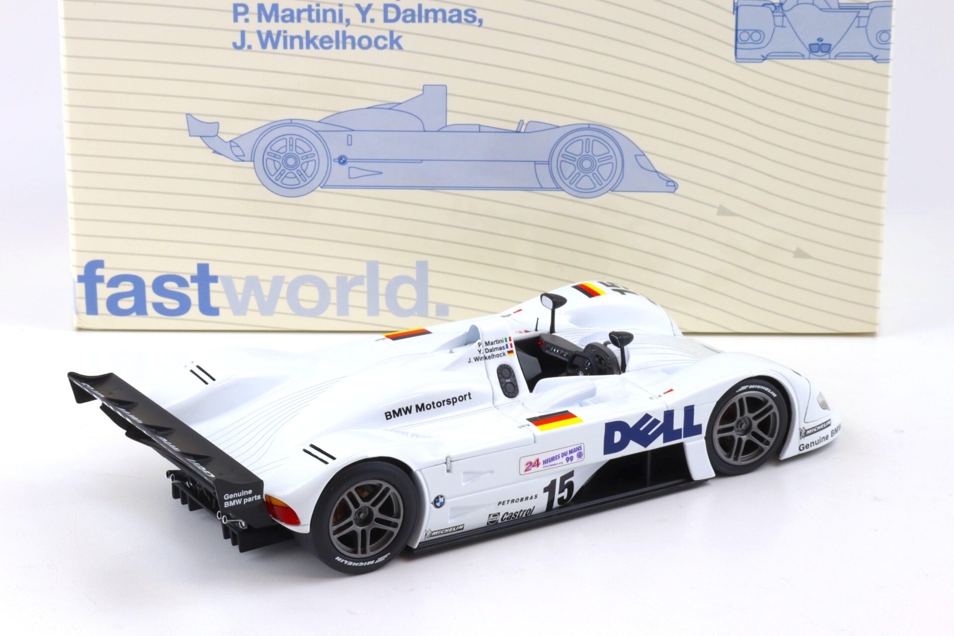 1:18 Kyosho BMW V12 LMR Winner Le Mans 1999 Martini/ Dalmas/ Winkelhock DEALER