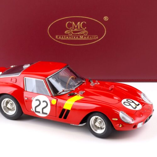 1:18 CMC Ferrari 250 GTO 24h Le Mans 1962 Beurlys/Elde/Mason #22 red M-253