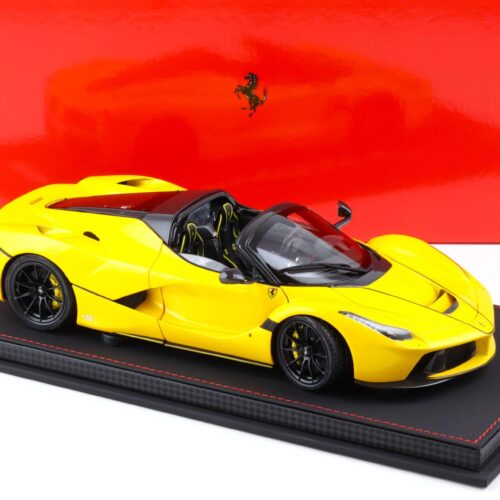 1:18 BBR Ferrari LaFerrari Aperta Giallo Tristrato/ special wheels Diecast - Limited 84 pcs.