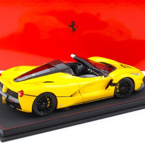 1:18 BBR Ferrari LaFerrari Aperta Giallo Tristrato/ special wheels Diecast - Limited 84 pcs.