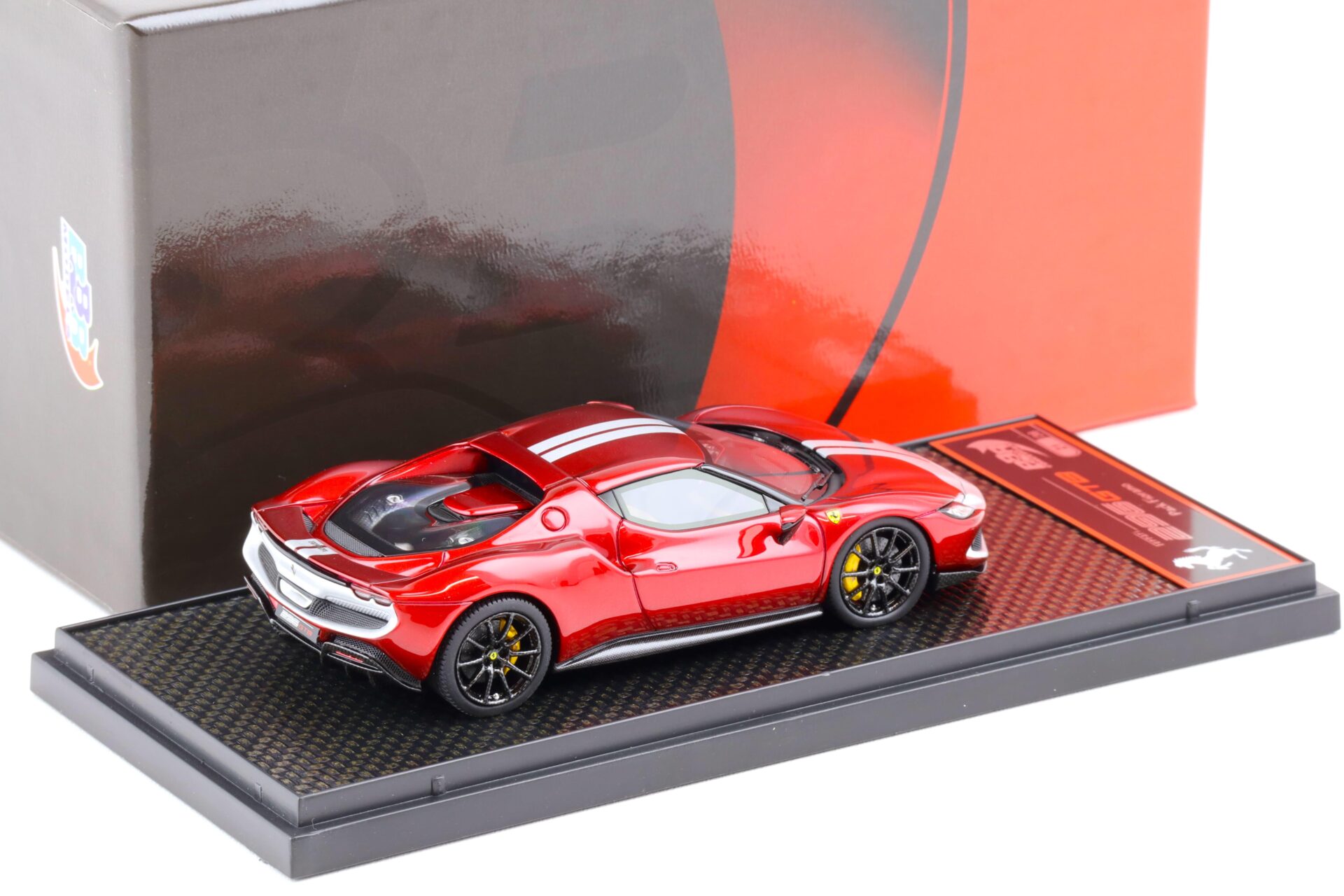 1:43 BBR Ferrari 296 GTB Assetto Fiorano Rosso Fuoco Gloss red - Limited 36 pcs.