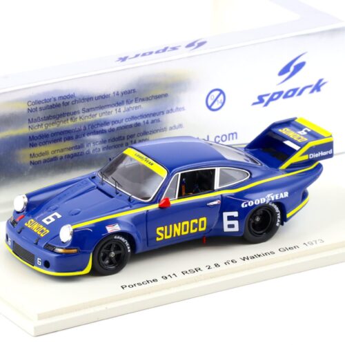 1:43 Spark Porsche 911 RSR 2.8 SUNOCO Holbert/Donohue #6 Watkins Glen 1973