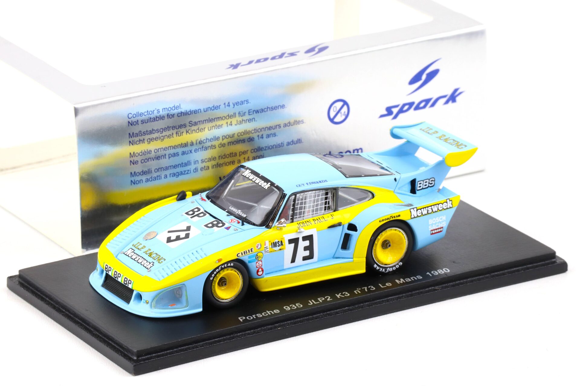 ID 83568 orig.jpg 1:43 Spark Porsche 935 JLP2 K3 #73 Le Mans 1980 Guy Edwards