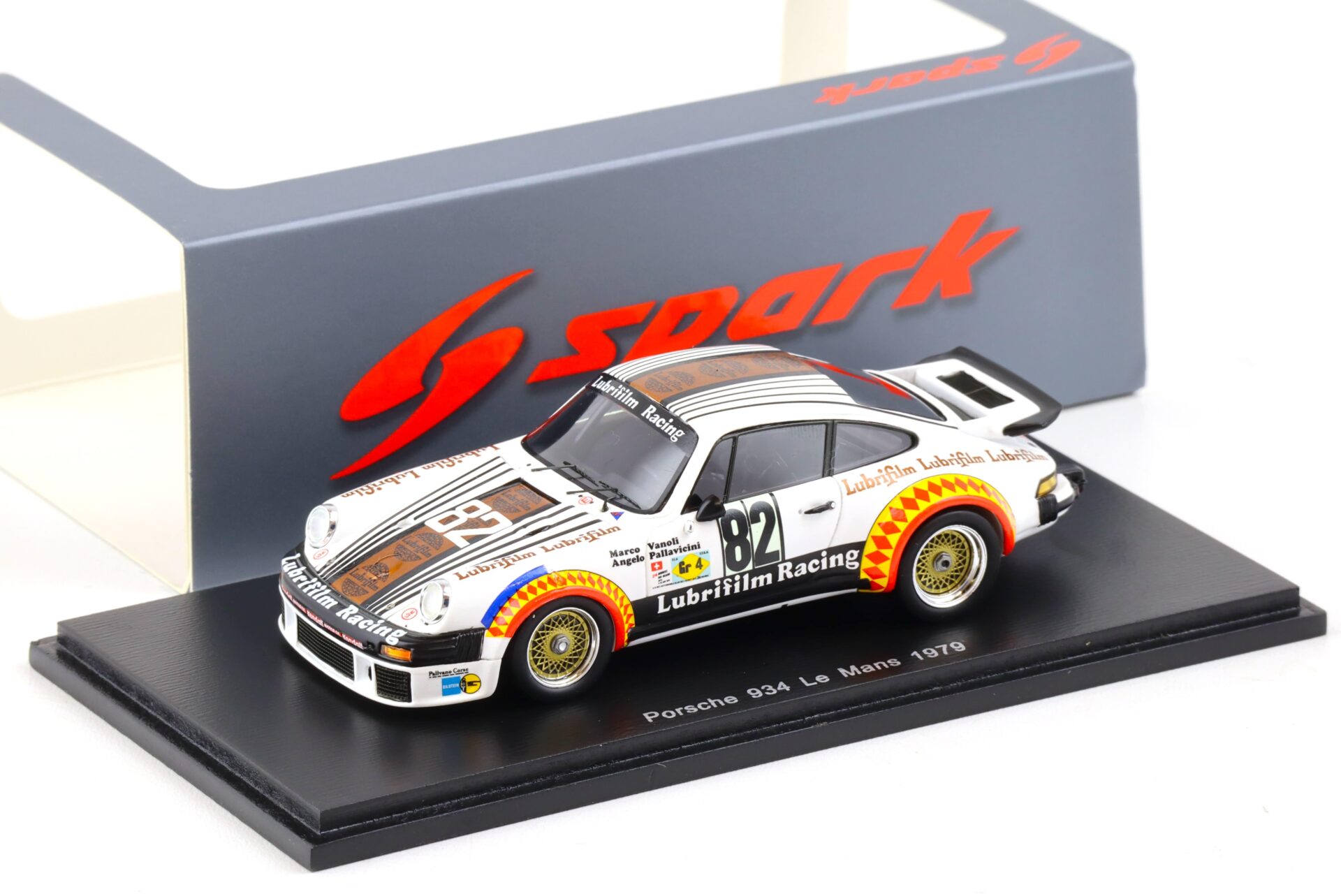 1:43 Spark Porsche 934 Le Mans 1979 Müller/ Pallavicini/ Vanoli #82