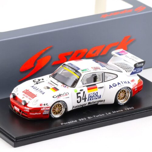 1:43 Spark Porsche 911 (993) Bi-Turbo Le Mans 1995 Kaufmann/ Hane/ Ligonnet