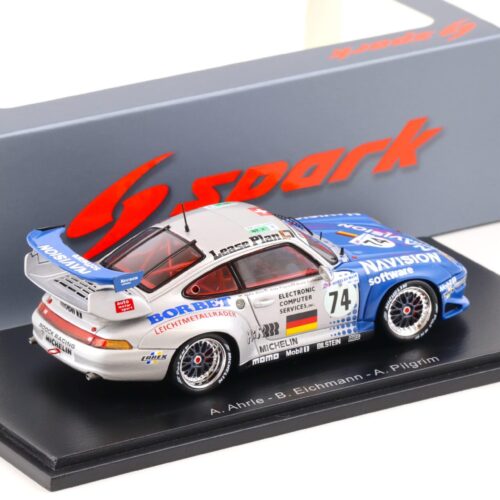 1:43 Spark Porsche 911 (993) GT2 Navision 10th Le Mans 1997 Ahrle/ Eichmann #74