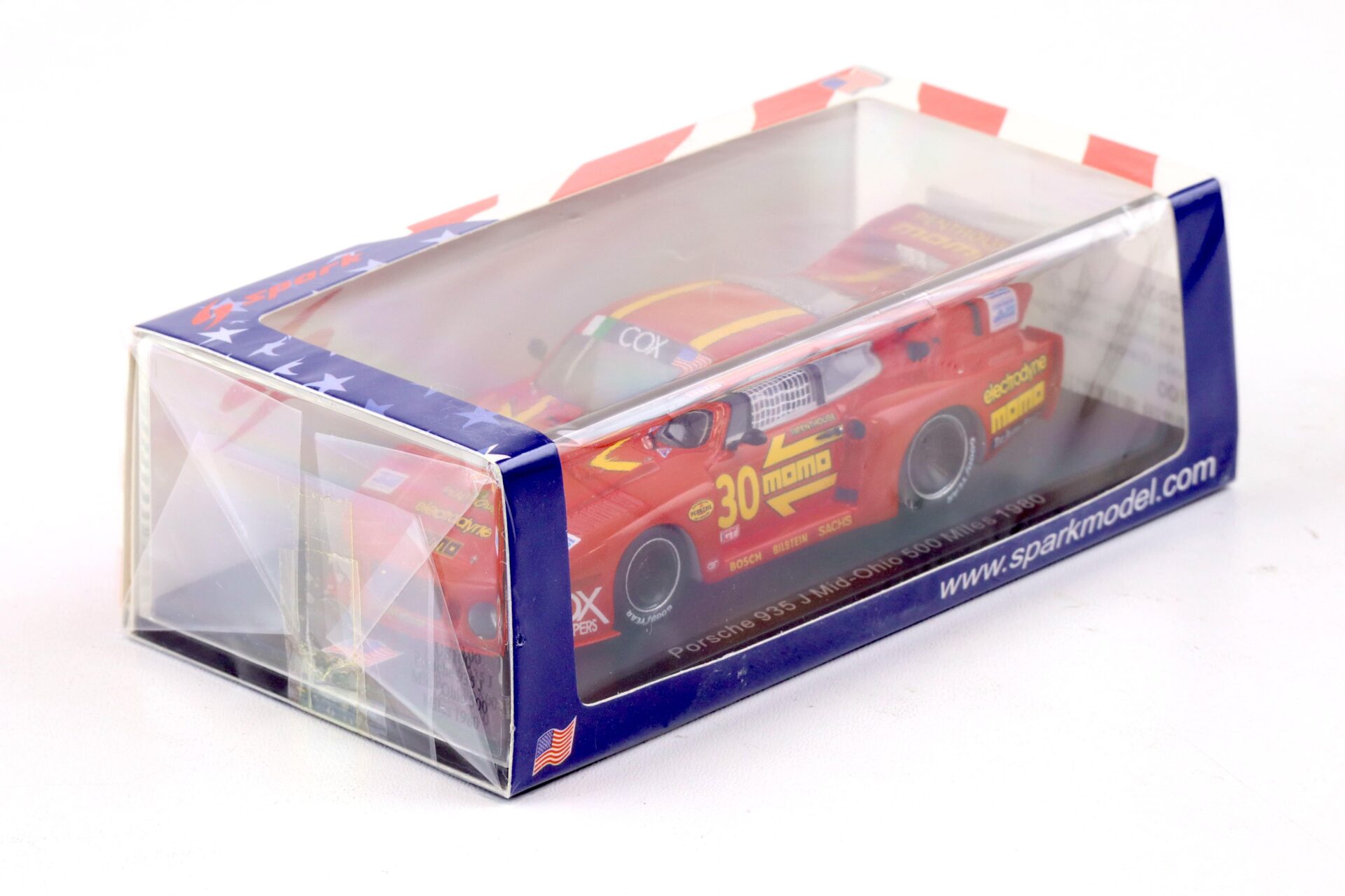 1:43 Spark Porsche 935 J Mid-Ohio 500 Miles 1980 Busby/ Moretti #30