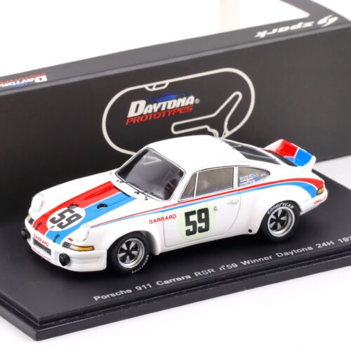 1:43 Spark Porsche 911 Carrera RSR #59 Winner Daytona 24h 1973 Gregg/ Haywood