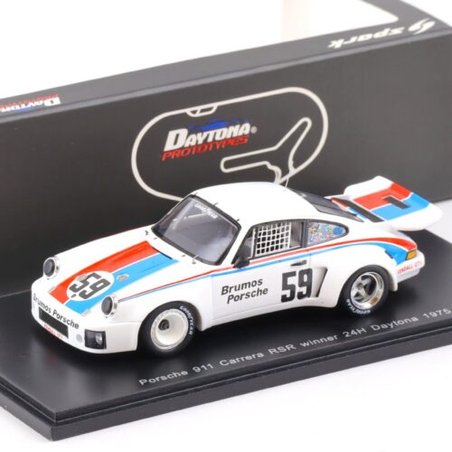 1:43 Spark Porsche 911 Carrera RSR Winner 24h Daytona 1975 Brumos Gregg/ Haywood