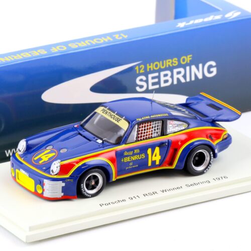 1:43 Spark Porsche 911 RSR Winner Sebring 1976 Holbert/ Keyser #14