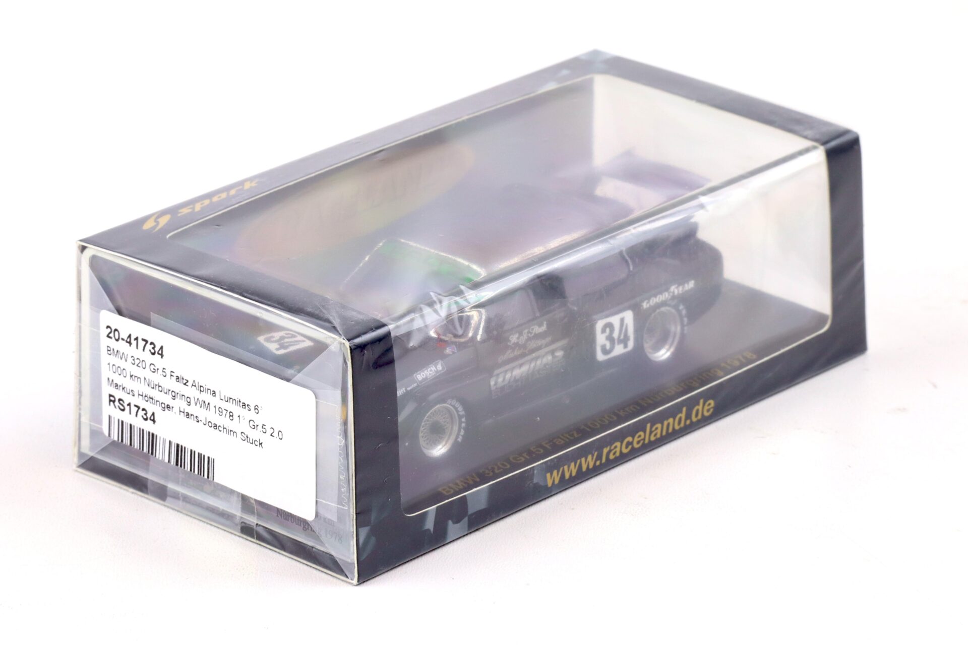 1:43 Spark BMW 320 Gr.5 Faltz 1000km Nürburgring 1978 Höttinger/ Stuck #34