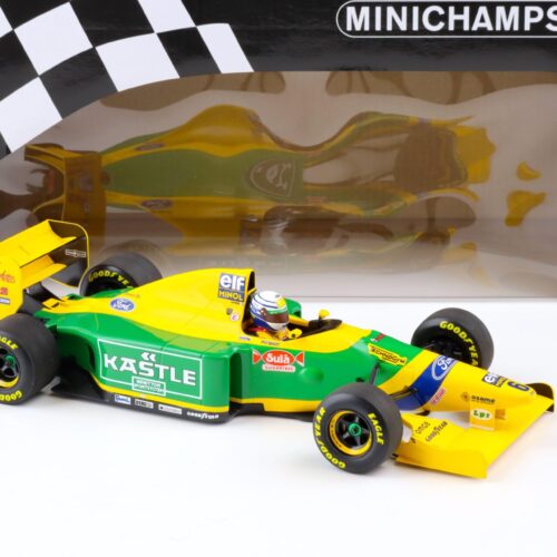1:18 Minichamps Benetton Ford B193 R.Patrese 3rd Place British GP 1993 - Limited 150 pcs.