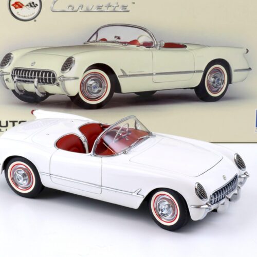 1:18 AUTOart Chevrolet Corvette C1 Convertible 1953 Polo white