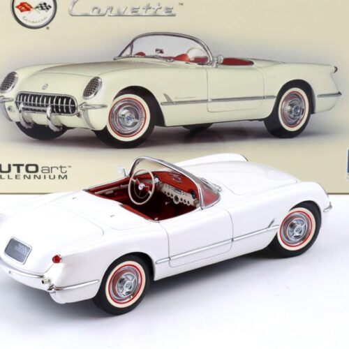 1:18 AUTOart Chevrolet Corvette C1 Convertible 1953 Polo white