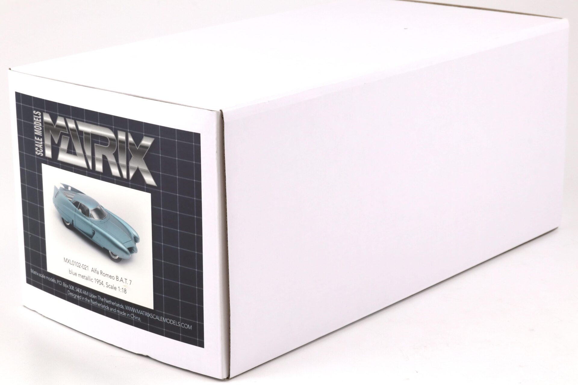 1:18 Matrix Alfa Romeo B.A.T. 7 blue metallic 1954